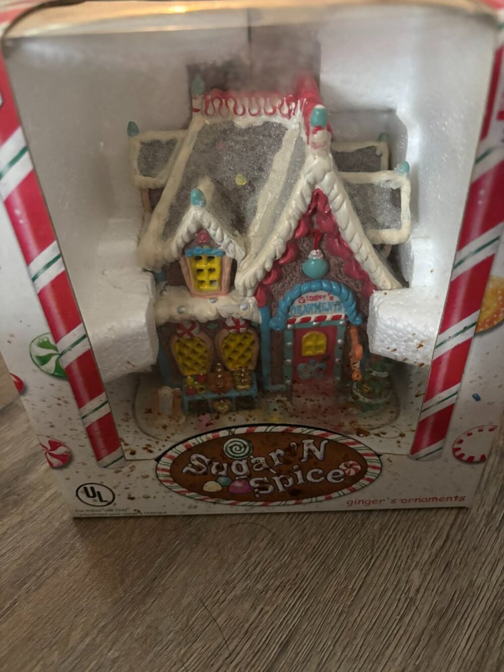 Lemax Sugar N Spice Gingers Ornaments Christmas light up village building